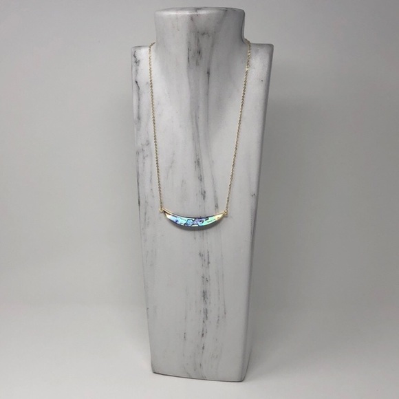 Restocked! Abalone Shell Crescent Pendant - Picture 14 of 16